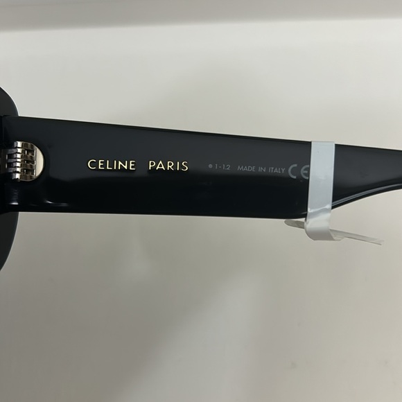 NIB CELINE Triomphe CL40216U Black/Gradient Brown Lenses Rectangle Sunglasses - Picture 4 of 16